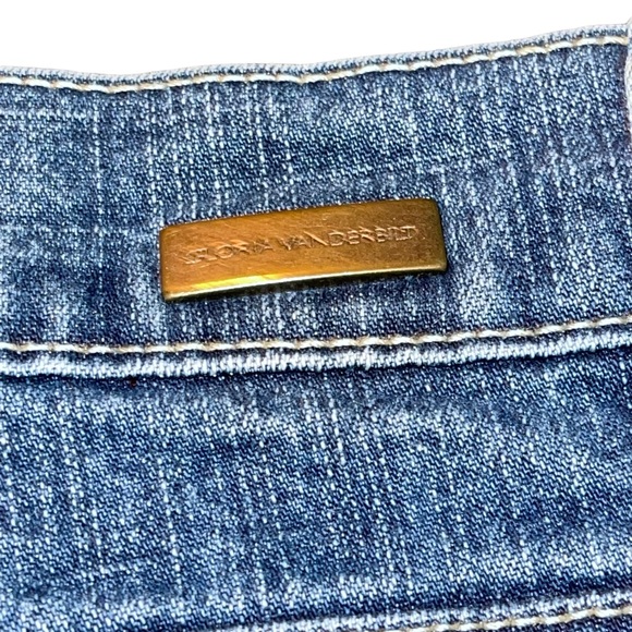 Upcycled Gloria Vanderbilt Boitcut Jeans Size 16 Petite Hand Sewn Remade - Picture 8 of 9